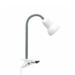 GloboStar® TAVOLO 204-0152 Παιδικό Eπιτραπέζιο Φωτιστικό Μονόφωτο 1 x E14 IP20 Πράσινο & Λευκό – Μ11 x Π9 x Υ35cm