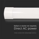 LED Πρισματικό Γραμμικό Φωτιστικό 120cm 40W V-TAC 4800lm Ψυχρό Λευκό 6500K – 203526