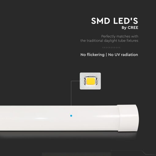 LED Πρισματικό Γραμμικό Φωτιστικό 150cm 50W V-TAC Cree Chip 6yrs Wty 6000lm 4000K – 203546