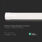 LED Πρισματικό Γραμμικό Φωτιστικό 150cm 50W V-TAC Cree Chip 6yrs Wty 6000lm 4000K – 203546