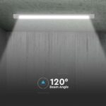 LED Πρισματικό Γραμμικό Φωτιστικό 150cm 50W V-TAC Cree Chip 6yrs Wty 6000lm 4000K – 203546