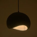 GLOBOSTAR® STONE 204-0122 Μοντέρνο Κρεμαστό Φωτιστικό Οροφής με Ντουί 1 x E27 AC 220-240V IP20 – Γκρι – Μ35 x Π31 x Υ26cm