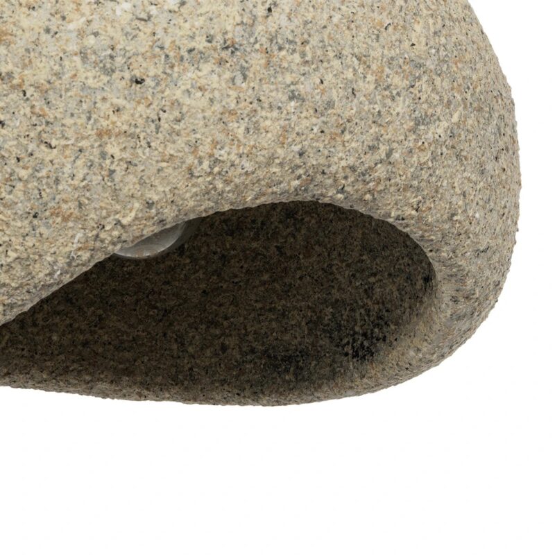 GLOBOSTAR® STONE 204-0123 Μοντέρνο Κρεμαστό Φωτιστικό Οροφής με Ντουί 1 x E27 AC 220-240V IP20 – Μπεζ – Μ35 x Π31 x Υ26cm