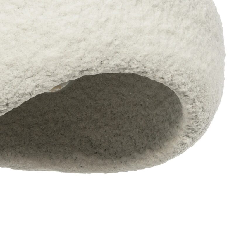 GLOBOSTAR® STONE 204-0124 Μοντέρνο Κρεμαστό Φωτιστικό Οροφής με Ντουί 1 x E27 AC 220-240V IP20 – Γκρι – Μ35 x Π31 x Υ26cm