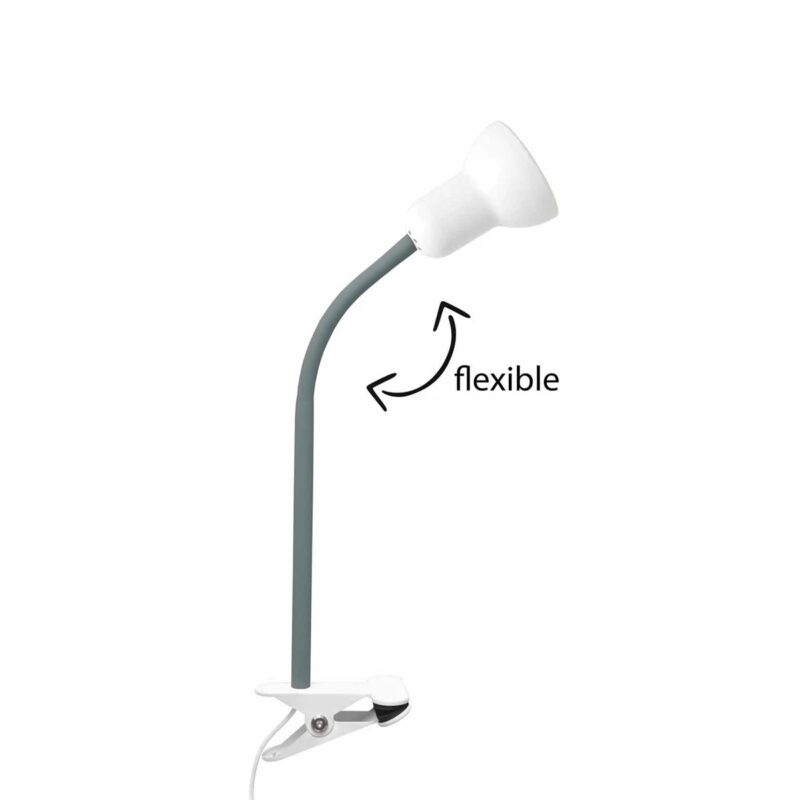 GloboStar® TAVOLO 204-0152 Παιδικό Eπιτραπέζιο Φωτιστικό Μονόφωτο 1 x E14 IP20 Πράσινο & Λευκό – Μ11 x Π9 x Υ35cm