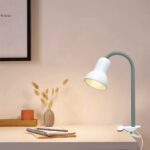 GloboStar® TAVOLO 204-0152 Παιδικό Eπιτραπέζιο Φωτιστικό Μονόφωτο 1 x E14 IP20 Πράσινο & Λευκό – Μ11 x Π9 x Υ35cm