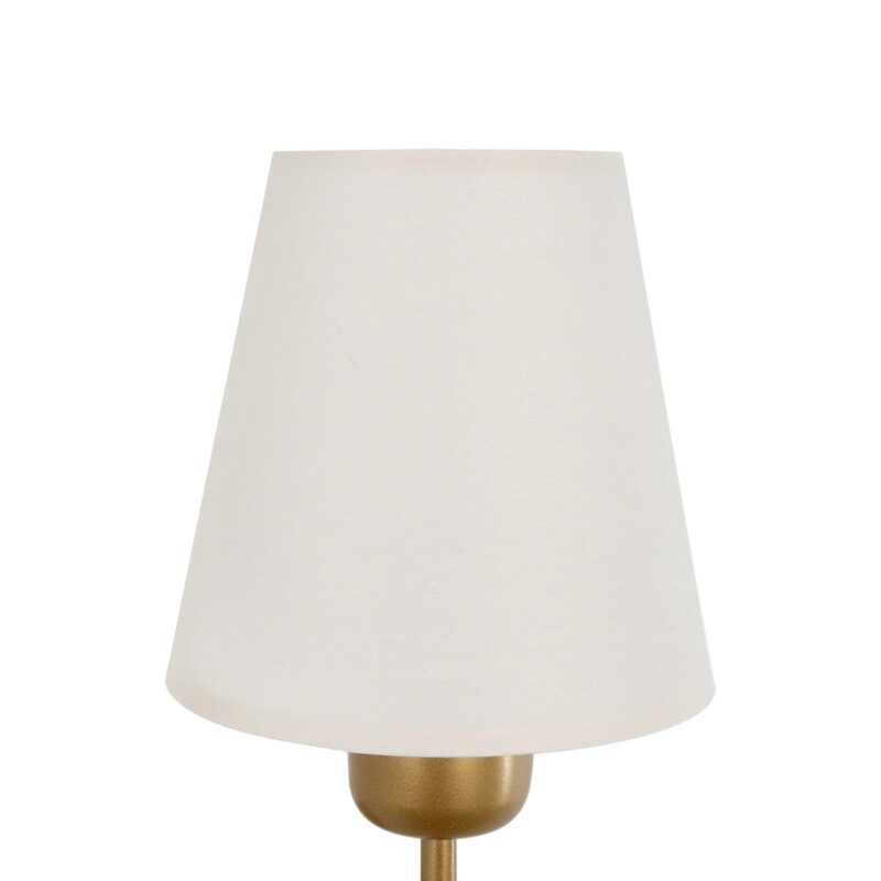 GloboStar® LING 204-0189 Μοντέρνο Φωτιστικό Τοίχου Απλίκα Μονόφωτο 1 x E27 AC 220-240V IP20 Μπεζ & Μαύρο – Μ13 x Π13 x Υ50cm