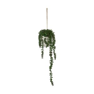 GloboStar® Artificial Garden HANGING LOVER’S TEARS 20628 – Τεχνητό Κρεμαστό Διακοσμητικό Φυτό Lover’s Tears Μ16 x Π16 x Y50cm