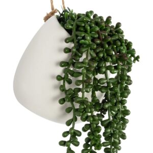 GloboStar® Artificial Garden HANGING LOVER’S TEARS 20628 – Τεχνητό Κρεμαστό Διακοσμητικό Φυτό Lover’s Tears Μ16 x Π16 x Y50cm