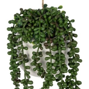 GloboStar® Artificial Garden HANGING LOVER’S TEARS 20628 – Τεχνητό Κρεμαστό Διακοσμητικό Φυτό Lover’s Tears Μ16 x Π16 x Y50cm