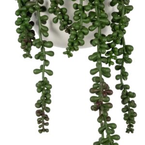 GloboStar® Artificial Garden HANGING LOVER’S TEARS 20628 – Τεχνητό Κρεμαστό Διακοσμητικό Φυτό Lover’s Tears Μ16 x Π16 x Y50cm