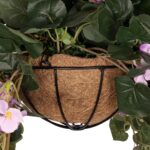 GloboStar® Artificial Garden BEGONIA HANGING PLANT 20639 Τεχνητό Κρεμαστό Διακοσμητικό Φυτό Βιγόνια Π75 x Μ75 x Y80cm