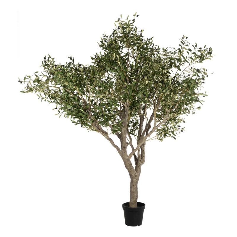 GloboStar® Artificial Garden OLIVE TREE 21112 Τεχνητό Διακοσμητικό Δέντρο Ελιά Υ220cm