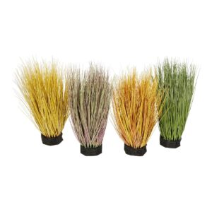 GloboStar® Artificial Garden GRASS BUSH 21169 Τεχνητό Διακοσμητικό Φυτό Θάμνος Γρασίδι Μ30 x Π20 x Υ65cm