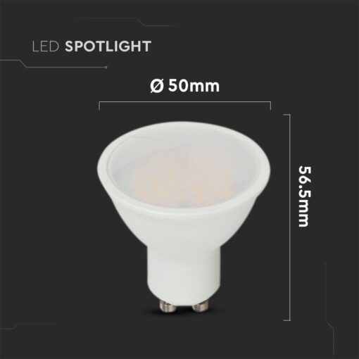 LED Spotlight – CREE CHIP 4.5W GU10 Plastic 110° 3000K