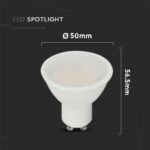 LED Λάμπα GU10 CREE CHIP 4.5W V-TAC 110° 400lm Ψυχρό Λευκό 6500K – 21203-6