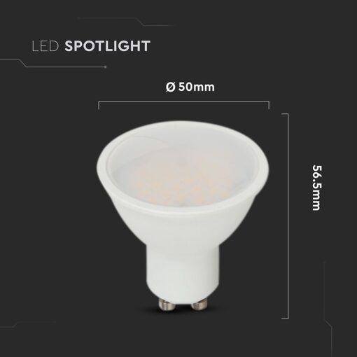 LED Λάμπα GU10 2.9W V-TAC 100° 250lm Φυσικό Λευκό 4000K – 212988