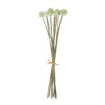 GloboStar® Artificial Garden WHITE DANDELION BOUQET 21358 Τεχνητό Διακοσμητικό Ταραξάκο Μπουκέτο Y54cm