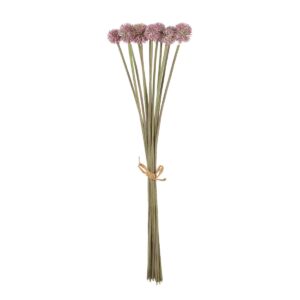GloboStar® Artificial Garden PURPLE DANDELION BOUQET 21360 Τεχνητό Διακοσμητικό Ταραξάκο Μπουκέτο Y54cm