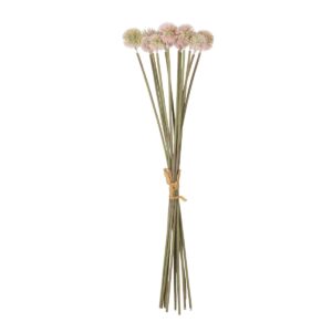 GloboStar® Artificial Garden PALE PINK DANDELION BOUQET 21361 Τεχνητό Διακοσμητικό Ταραξάκο Μπουκέτο Y54cm