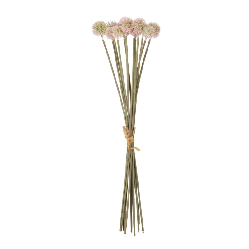 GloboStar® Artificial Garden PALE PINK DANDELION BOUQET 21361 Τεχνητό Διακοσμητικό Ταραξάκο Μπουκέτο Y54cm
