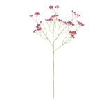 GloboStar® Artificial Garden PINK BRANCH BABY BREATH 21368 Τεχνητό Διακοσμητικό Κλαδί Ροζ Γυψοφίλης Y61cm