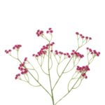 GloboStar® Artificial Garden PINK BRANCH BABY BREATH 21368 Τεχνητό Διακοσμητικό Κλαδί Ροζ Γυψοφίλης Y61cm
