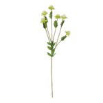 GloboStar® Artificial Garden GREEN IRON THREAD BRANCH 21372 Τεχνητό Διακοσμητικό Κλαδί Πράσινο Ασπιδίστρα  Y57cm