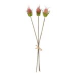 GloboStar® Artificial Garden PINK VELVET FRUIT BOUQET 21377 Τεχνητό Διακοσμητικό  Μπουκέτο Βερμπάσκο Y56cm