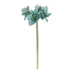 GloboStar® Artificial Garden SKY BLUE KAFFIR LILY BRANCH 21389 Τεχνητό Διακοσμητικό Κλαδί Μπλέ Κρίνο Y72cm