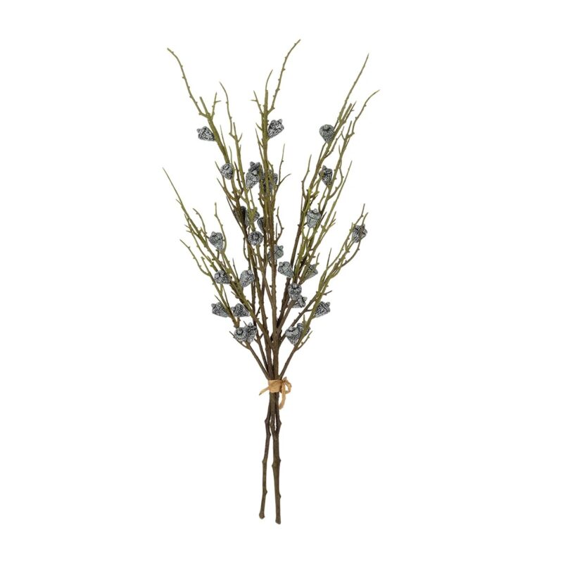 GloboStar® Artificial Garden GREEN EUCALYPTUS FRUIT BOUQET 21431 Tεχνητό Διακοσμητικό Μπουκέτο Ευκάληπτος Πράσινο Y62cm