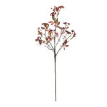 GloboStar® Artificial Garden BROWN BERRIES FRUIT BRANCH 21444 Τεχνητό Διακοσμητικό Κλαδί Κάφε Γκί Y94cm