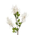 GloboStar® Artificial Garden WHITE AMARANTHUS FRUIT BRANCH 21447 Τεχνητό Διακοσμητικό Κλαδί Λευκός Αμάρανθος Y95cm