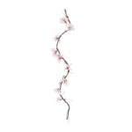 GloboStar® Artificial Garden MAGNOLIA FLOWER VINE 21470 Τεχνητό Διακοσμητικό Κλαδί Μανόλιας Y185cm