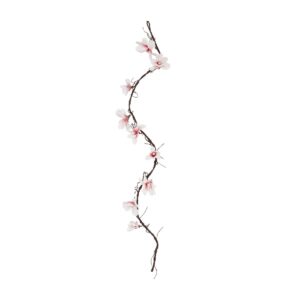 GloboStar® Artificial Garden MAGNOLIA FLOWER VINE 21470 Τεχνητό Διακοσμητικό Κλαδί Μανόλιας Y185cm
