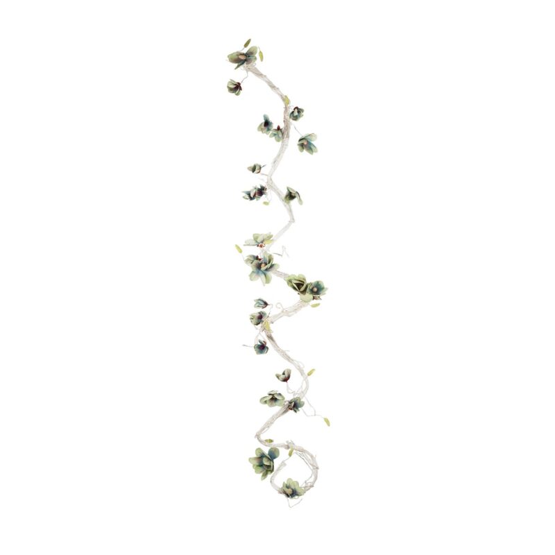 GloboStar® Artificial Garden MANGOLIA FLOWER VINE 21470 Τεχνητό Διακοσμητικό Κλαδί Μανόλιας  Y300cm