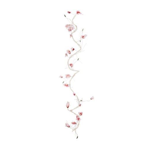GloboStar® Artificial Garden MANGOLIA FLOWER VINE 21473 Τεχνητό Διακοσμητικό Κλαδί Μανόλιας  Y300cm