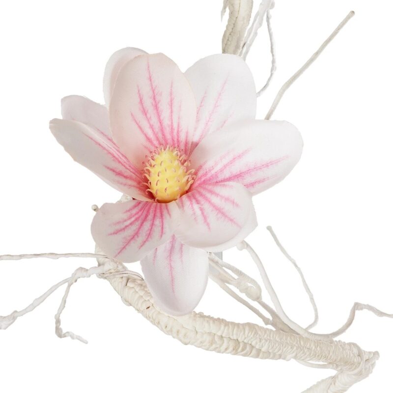 GloboStar® Artificial Garden MANGOLIA FLOWER VINE 21473 Τεχνητό Διακοσμητικό Κλαδί Μανόλιας  Y300cm