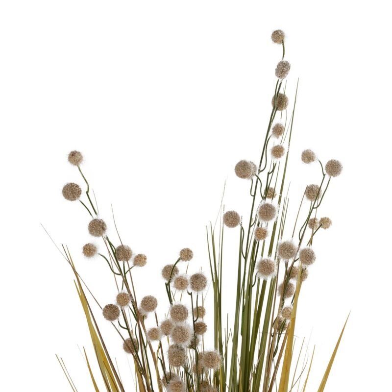 GloboStar® Artificial Garden CRASPEDIA GRASS 21479 Τεχνητό Διακοσμητικό Φυτό Κρασπέδια  Υ120cm
