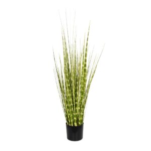 GloboStar® Artificial Garden ZEBRA GRASS 21481 Τεχνητό Διακοσμητικό Φυτό Ζέμπρα Μ30 x Π20 x Υ90cm