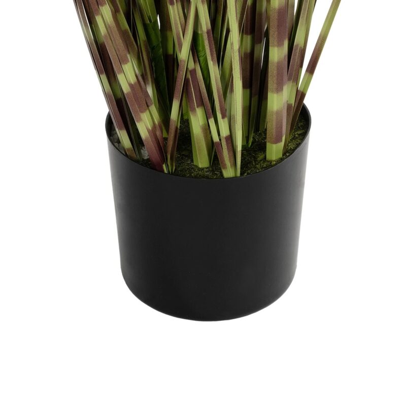 GloboStar® Artificial Garden ZEBRA GRASS 21482 Τεχνητό Διακοσμητικό Φυτό Ζέμπρα  Υ85cm