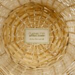 GloboStar® Artificial Garden ARIZONA 21503 Διακοσμητικό Πλεκτό Καλάθι – Κασπώ Γλάστρα – Flower Pot Μπεζ Φ36 x Υ38cm