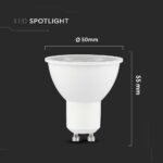 LED Λάμπα GU10 CREE CHIP 7.5W V-TAC 38° 610lm Ψυχρό Λευκό 6500K – 218776