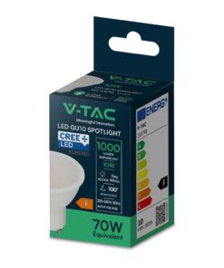LED Λάμπα GU10 CREE CHIP 10W V-TAC 110° 1000lm Φυσικό Λευκό 4000K – 218796