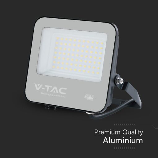 LED Προβολέας 50W Αδιάβροχος IP66 V-TAC Cree Chip 6yrs Wty Μαύρος 110° 6750lm 4000K Φυσικό  – 232166