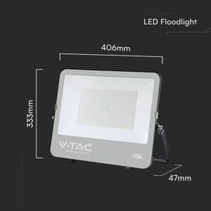 LED Προβολέας 200W Αδιάβροχος IP66 V-TAC Cree Chip 6yrs Wty Μαύρος 115° 27000lm 6500K Ψυχρό  – 232216