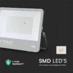 LED Προβολέας 200W Αδιάβροχος IP66 V-TAC Cree Chip 6yrs Wty Μαύρος 115° 27000lm 6500K Ψυχρό  – 232216