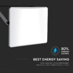 30W LED Προβολέας με Οπάλ Κάλυμμα Μαύρος V-TAC IP65 CCT 3000lm – 23769