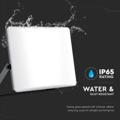 30W LED Προβολέας με Οπάλ Κάλυμμα Μαύρος V-TAC IP65 CCT 3000lm – 23769