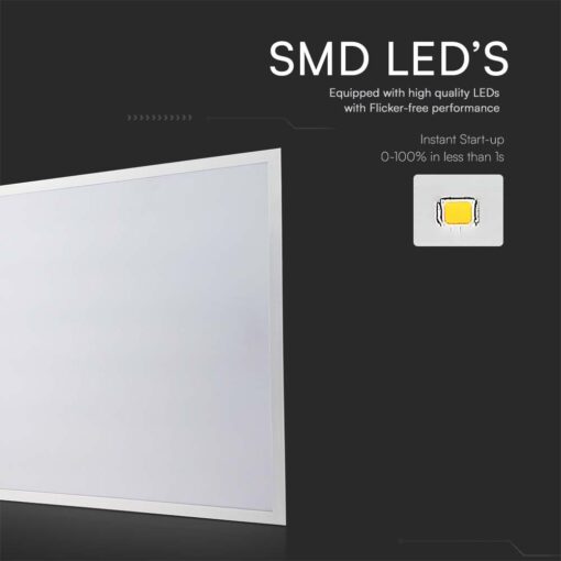 LED Πάνελ Τετράγωνο Χωνευτό 60X60cm 40W V-TAC 4800lm Ψυχρό Λευκό 6500K Philips Driver – 23823